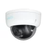 Cámara IP domo con visión nocturna 2 MP, micrófono y POE, ideal para seguridad residencial y comercial
