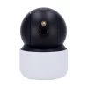 camara de seguridad wifi con rotacion 360, resolucion 2K, vision nocturna infrarroja, audio bidireccional y deteccion de llanto, ideal para vigilancia del hogar y prevencion de robos, con deteccion de movimiento